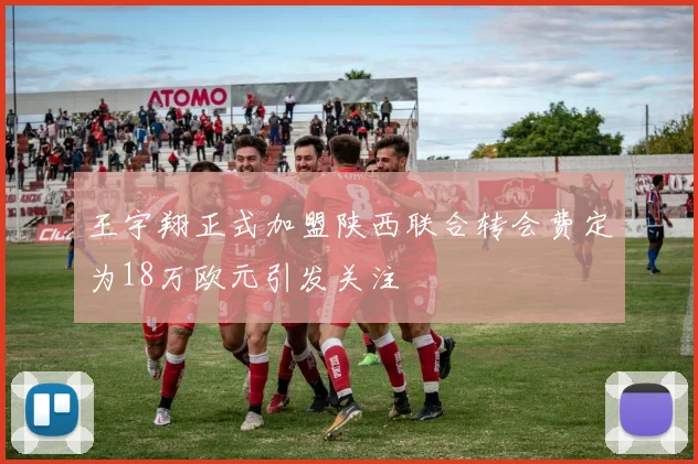 王宇翔正式加盟陕西联合转会费定为18万欧元引发关注